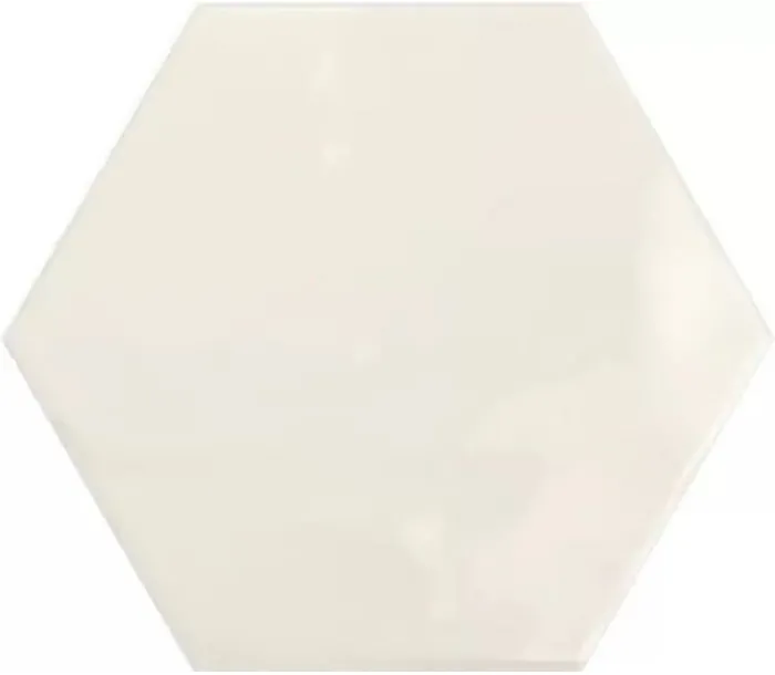 Geometry Hex Ivory Gloss 15x17.3